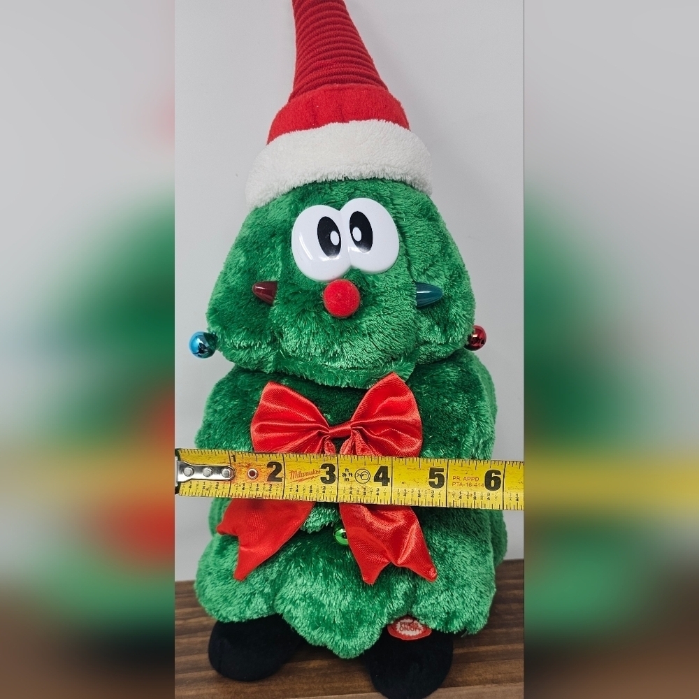 Sound & Light Animatronics Rockin Around The Christmas Tree Soft Plush 15" WORKS - Picture 11 of 15